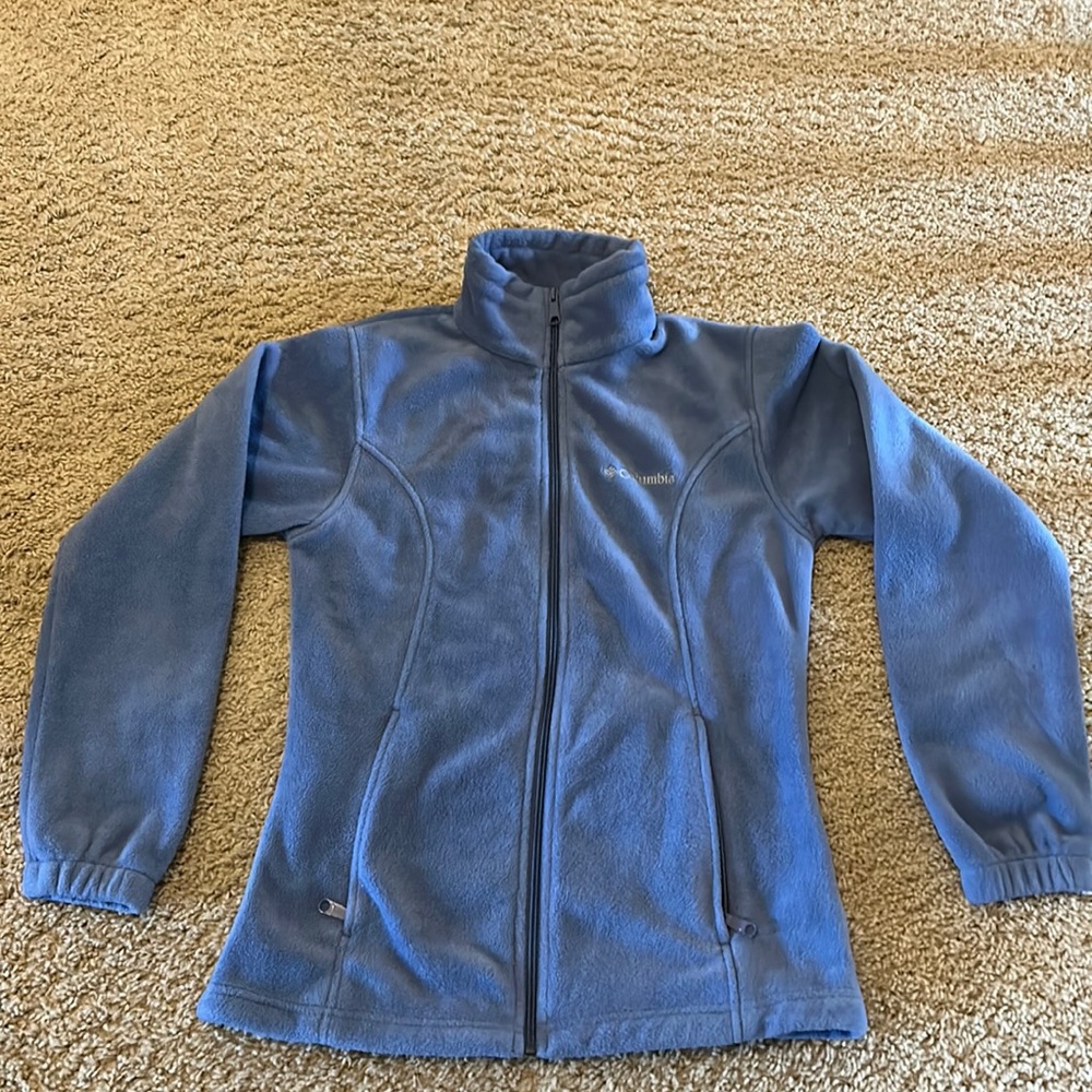 Women’s light purple zip up fleece
